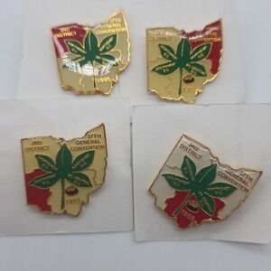 Ohio 38th General Convention  Pins-Set Of 4